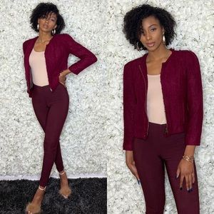 SMALL Burgundy jacket (Sz.4)